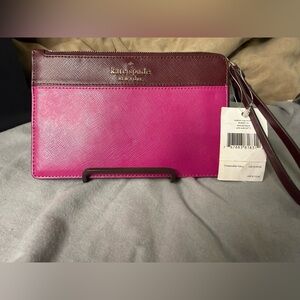 KATE SPADE NY Staci L-Zip Colorblock Wristlet Wallet